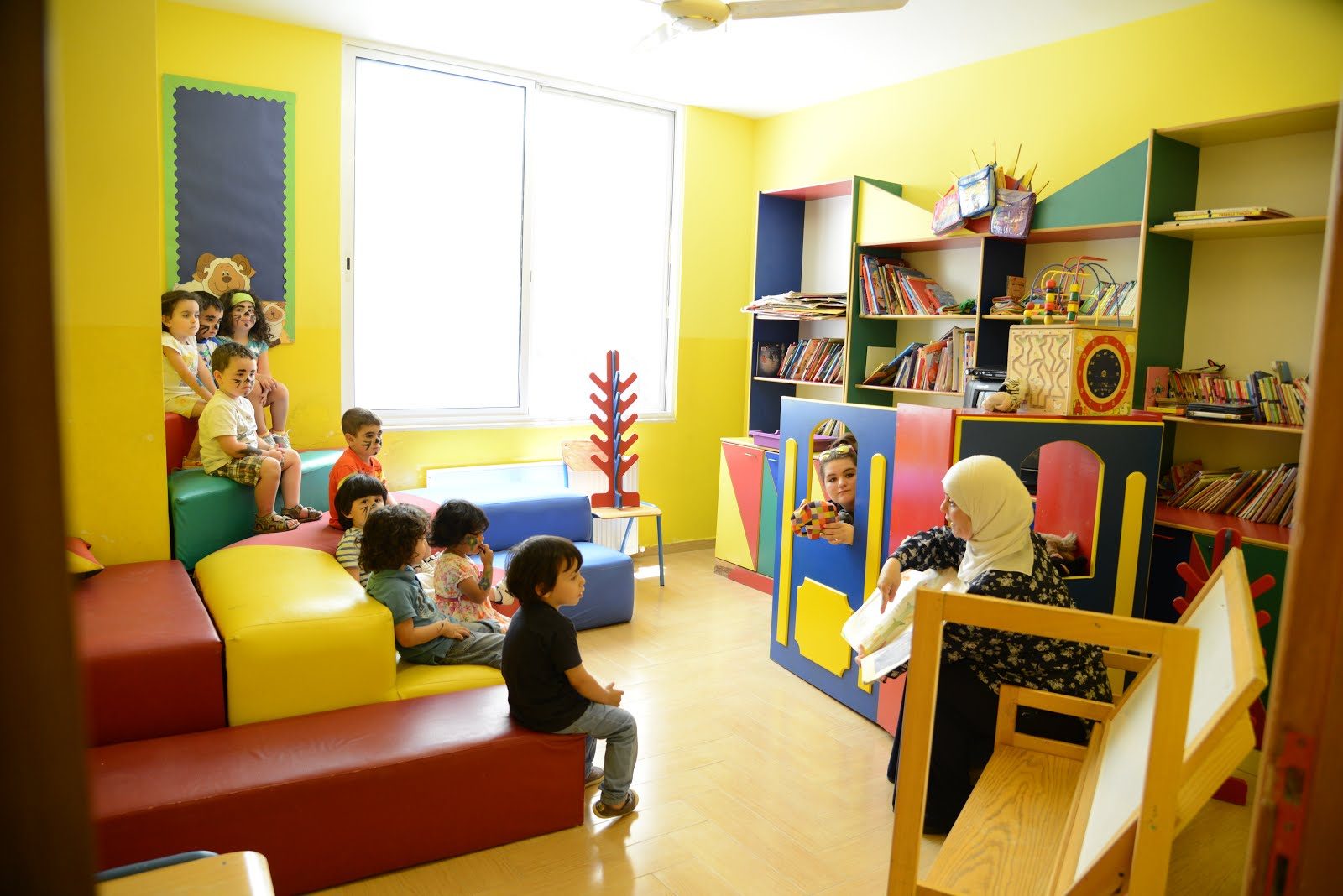 A bright classroom activity at Lubna's Pre School
