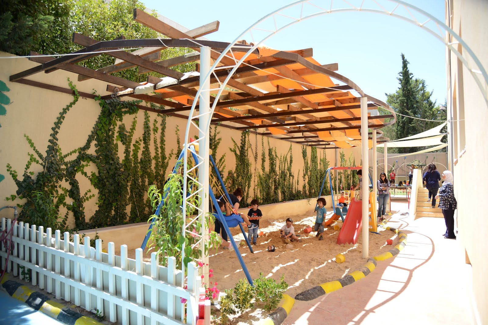 Children learning through play at Lubna's Pre School